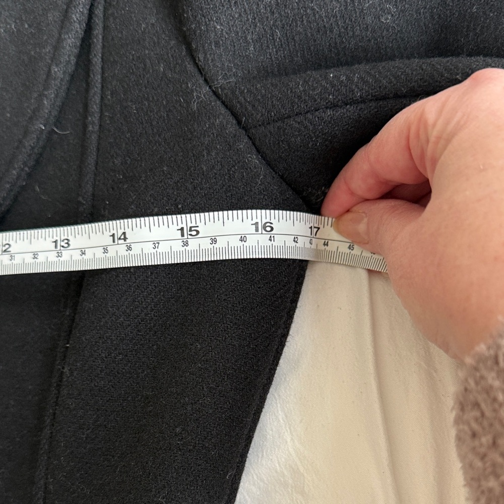 Reiss Black Coat - Picture 6 of 9